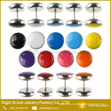 Customized High Quality Epoxy Coated Stainless Steel Fake Plugs Tragus